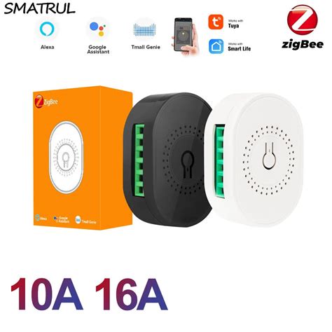 Smatrul tuya zigbee smart breaker mobile app voice control 10a 16a ...