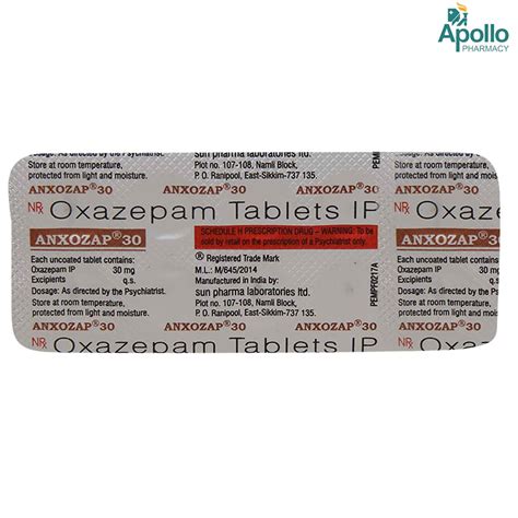 Anxozap 30 Tablet 10's Price, Uses, Side Effects, Composition - Apollo ...