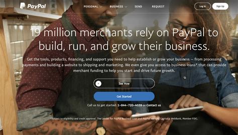 PayPal Homepage 的图像结果