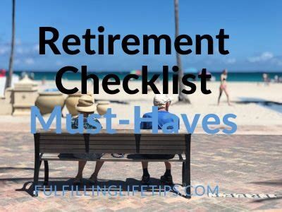 Checklist for Retirement 的图像结果