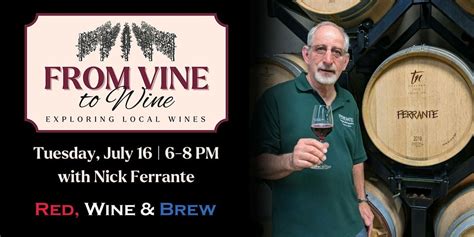 Wine Tasting with Nick Ferrante, The Lounge at Red, Wine & Brew, Mentor ...