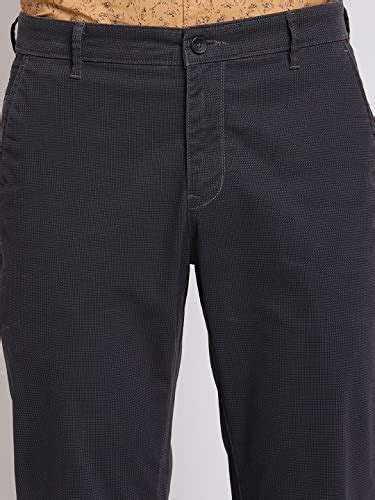 Buy Cantabil Men Grey Cotton Regular Fit Casual Trouser (MTRC00044 ...