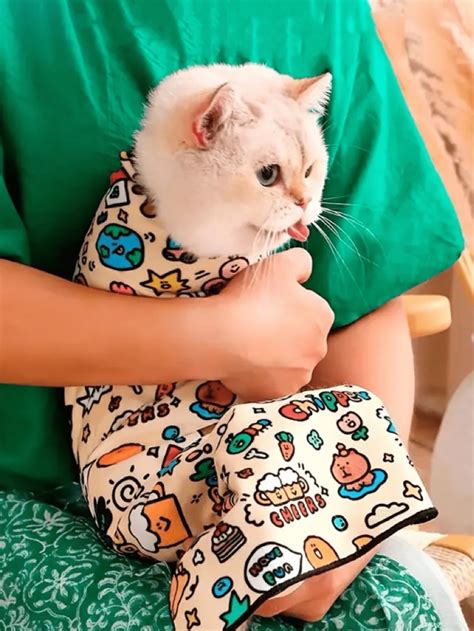 2 piezas/1 pieza Bolsa de contención para arreglo de gatos, envoltorio ...