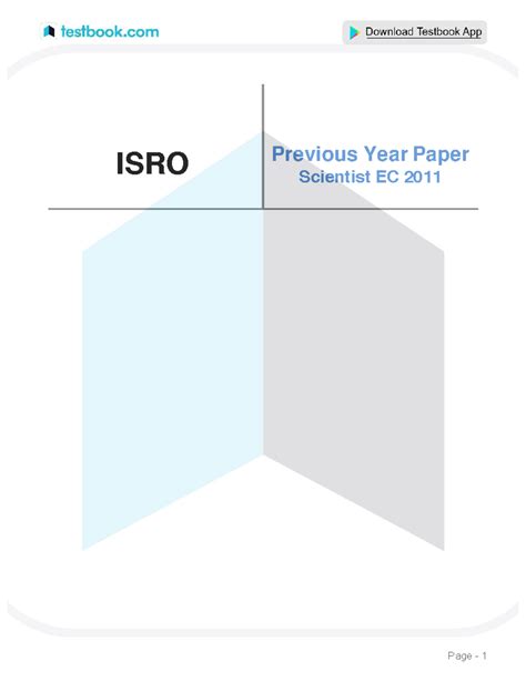 ISRO EC 2011 Previous Year Paper - Electronics Notes - Studocu