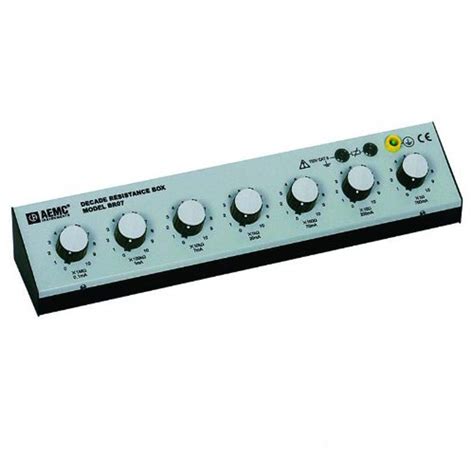 AEMC BR07 Resistance Decade Box, 1 to 11. 11111 Megaohm Resistance ...