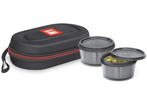 Buy Milton Nutri Stainless Steel Insulated Tiffin Set, 320ml, Set of 2 ...