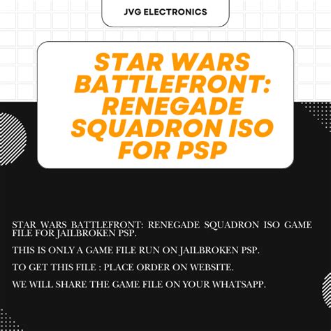 Download Star Wars Battlefront: Renegade Squadron ISO File For PSP