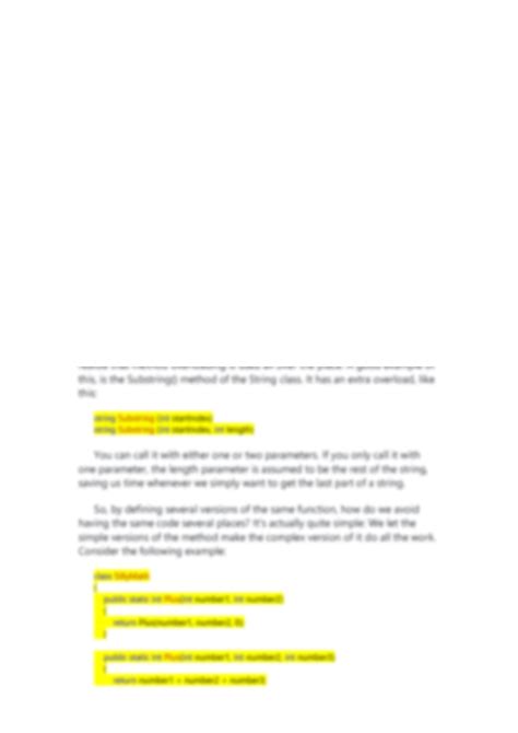 Image result for Method Overloading in C Sharp