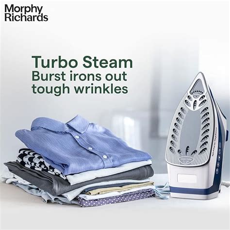 Morphy Richards Super Guide 2000-Watt Steam Iron (White/Blue ...