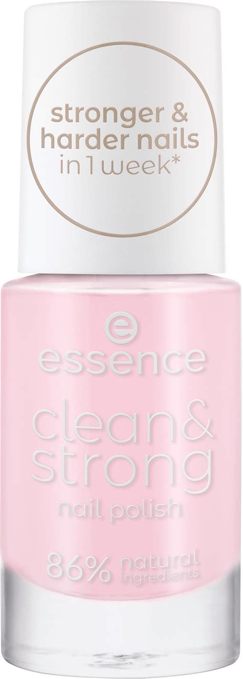 essence clean & strong nail polish 1 | lyko.com