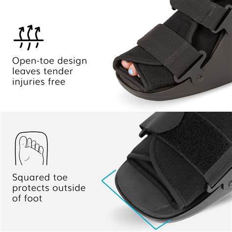 Snapklik.com : BraceAbility Short Walking Boot - Orthopedic Medical Walker Cast For Broken Toe ...