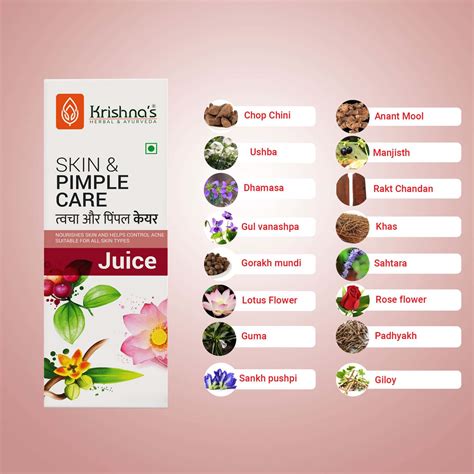 Buy KRISHNA'S SKIN & PIMPLE CARE JUICE - 1 LITRE Online & Get Upto 60% ...