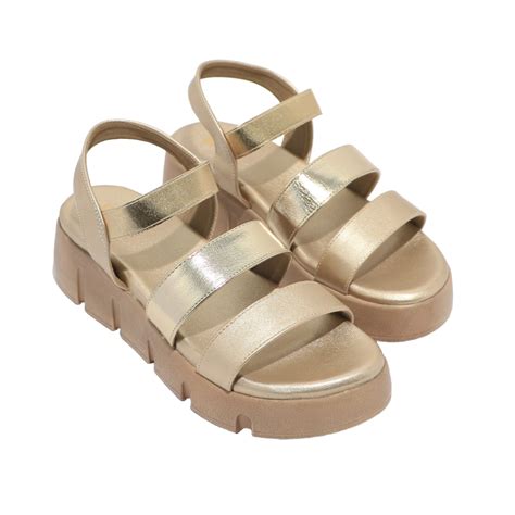 Gold Dual Strap Platform Heel – Koblerr