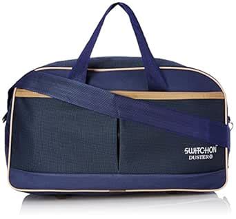 Buy Kuber Industries Canvas 51 cms Blue Travel Duffle (TRAVBAG000101 ...