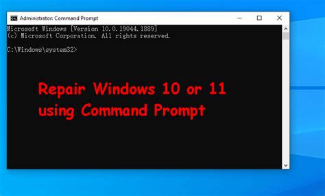 Win 10 Command Line for Repair 的图像结果