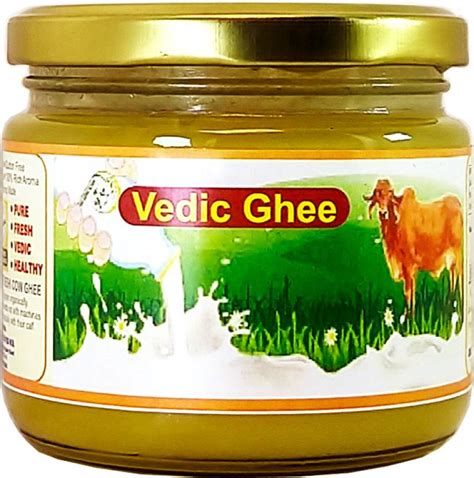 OCB Vedic Ghee Desi Gir Cow Ghee 100% Pure and Natural Ghee 250 g Glass ...