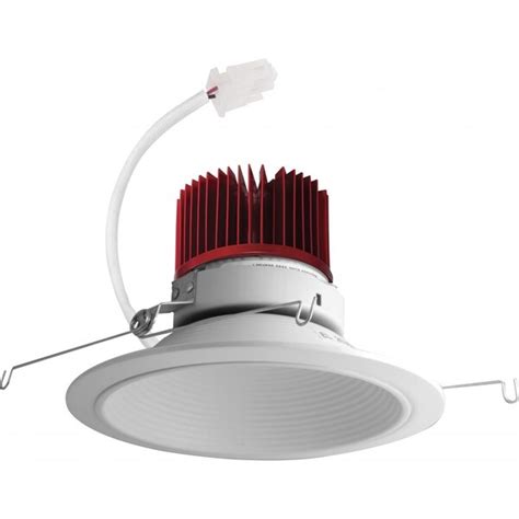Elco Lighting 6in LED Light Engine, Baffle Trim, 2000lm, 4000K, White ...