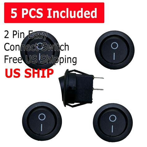 Round Rocker Switch