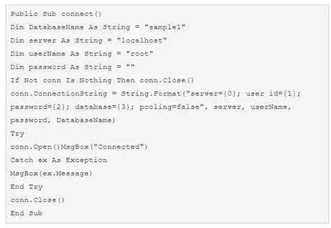 Image result for MySQL VB.NET Tutorial