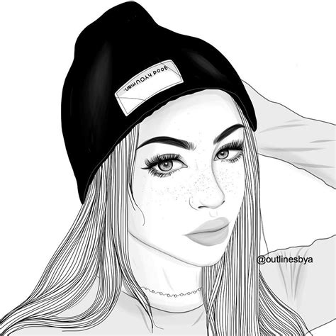 Tumblr Girl Drawing