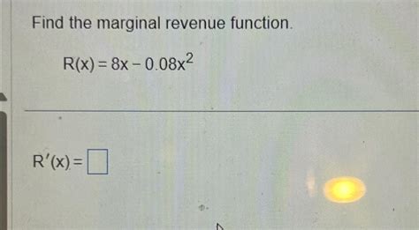 Image result for Marginal Revenue Function Desmos Example