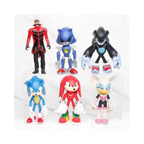 Buy JAWCUT Sonic Action Figures Toys with Movable Joint 4.9 inches Tall ...