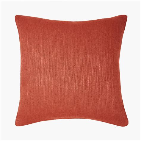 Buy PORTICO Enchant Red Solid Cotton Cushion Cover - 41x41cm from ...
