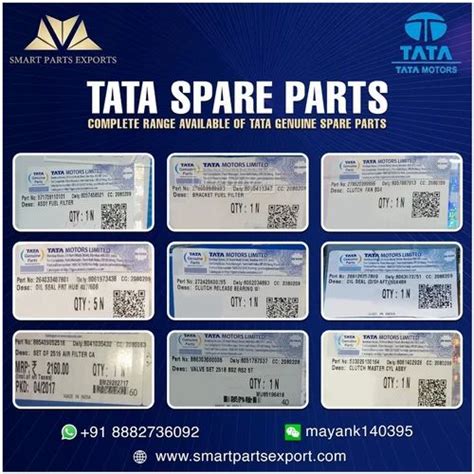 TATA Spare Parts - Tata Ace Spare Parts Exporter from Delhi