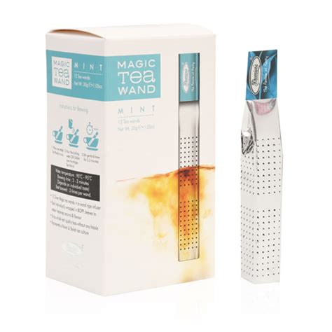 Mint Flavoured Tea in Silver Magic Tea Wands | Teamoods India