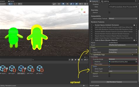 Unity Shader Graph Multiple Pass 的图像结果