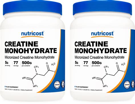 Buy cost Creatine Monohydrate Powder 500G (Blue Raspberry) (Pack of 2 ...