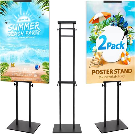 Amazon.com : VAIIGO 2Pack Poster Stand for Display, Heavy Duty Floor ...