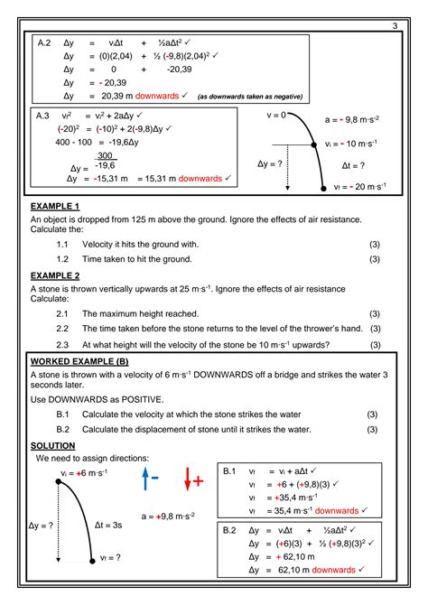 Image result for Vertical Projectile Motion Excercise
