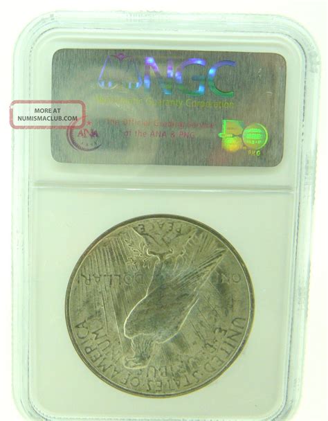 1922 $1 Ngc Ms63 Peace Silver Dollar (806)
