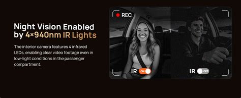 70mai 4K T800 3 Channel Dash Cam, Dash Cam Front and Rear Inside(2160P ...