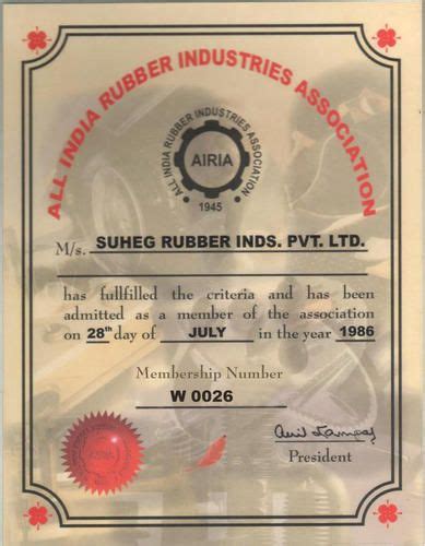 Suheg Rubber Industries Private Limited - Service Provider from Navi ...