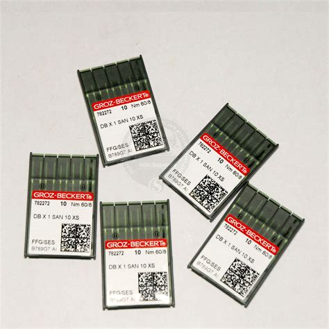 (100 Pcs) DBX1 SAN 10 XS FFG / SES 60/08 Groz Beckert Sewing Machine N ...