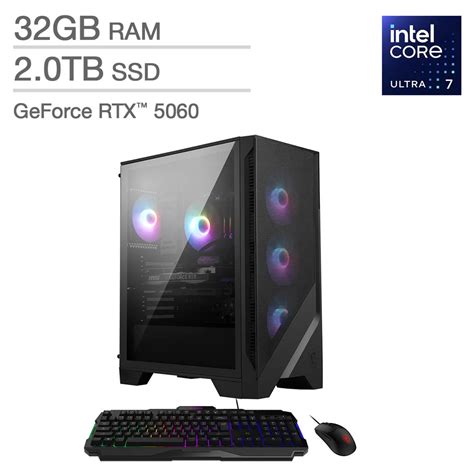 MSI Codex R2 Gaming Desktop – Intel Core Ultra 7 265 - NVIDIA RTX 5060 8GB – Windows 11 Home ...
