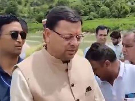 CM Dhami arrives at Rudrprayag to inquire about well-being of devotees