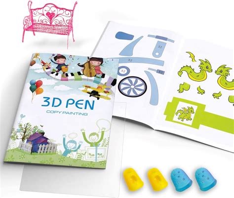 Kiicey RIEOS 3D Printing Drawing Book, Reusable Colorful 40 India | Ubuy