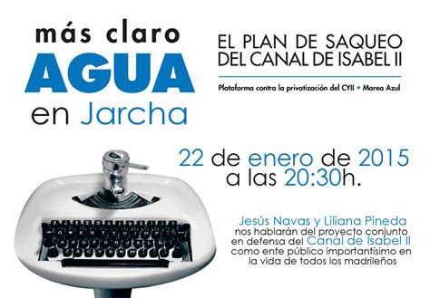 Presentación "Más claro, agua" en la librería Jarcha de Vicálvaro ...