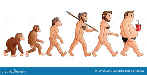 Image result for Human Evolution Cartoon