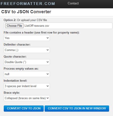 Image result for Convert File to JSON Websites