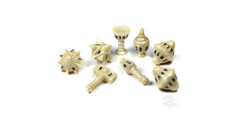 PolyHero Cleric 8 Dice Set Celestial Ivory |www.drustveneigre.rs|