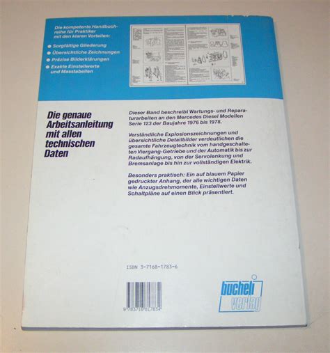 Buy Repair instructions Mercedes W-series 123 - diesel models - built ...