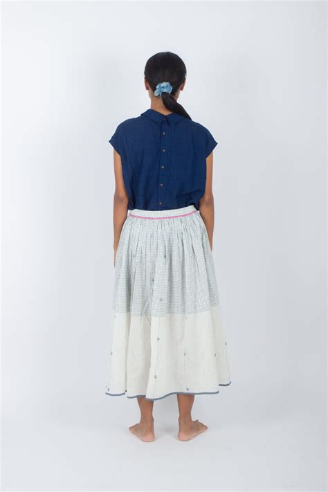 Arizonica - Handwoven Jamdani Skirt – Karnam