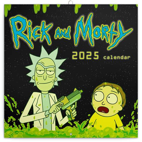 Rick and Morty 2025 Calendar Printable | Calendar 2025