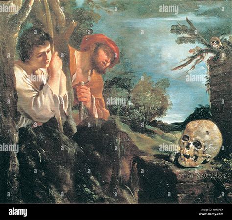 Guercino et in arcadia ego hi-res stock photography and images - Alamy