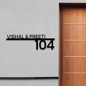 The Seven Colours Personalized Acrylic Name Plate for Home | Designer ...