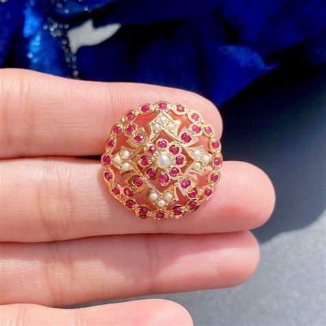 Round Jadau Ladies' Ring | Gold Plated on SilverLR 086 LR 078